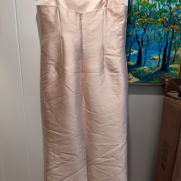 Peach Rickie Freeman for TJ Nites dress and jacket Sz 14 - Picture 4 of 5